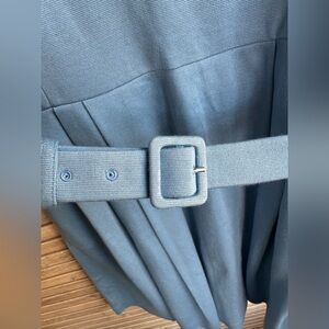 Prada Powder Blue Midi Dress Small Size 42